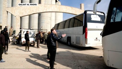 Syrian army evacuates Wadi Barada near Damascus