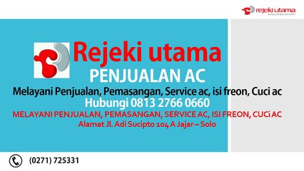 Bongkar Pasang AC | Rejeki Utama Ac | 0813 2766 0660