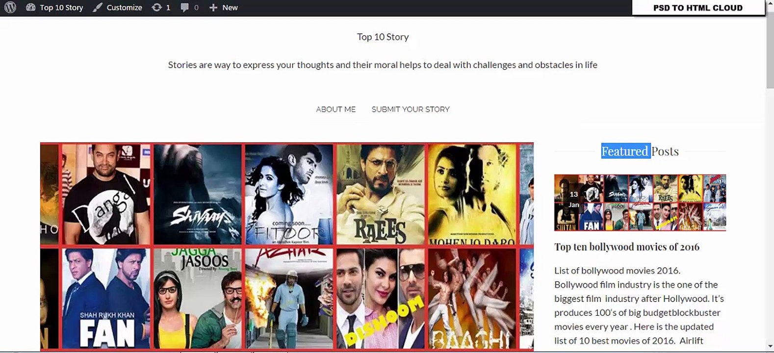 simple category post widget