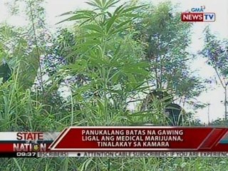 Download Video: SONA: Panukalang batas na gawing ligal ang medical marijuana, tinalakay sa Kamara