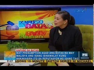 Atty. Gaby Concepcion discusses grounds for online libel | Unang Hirit