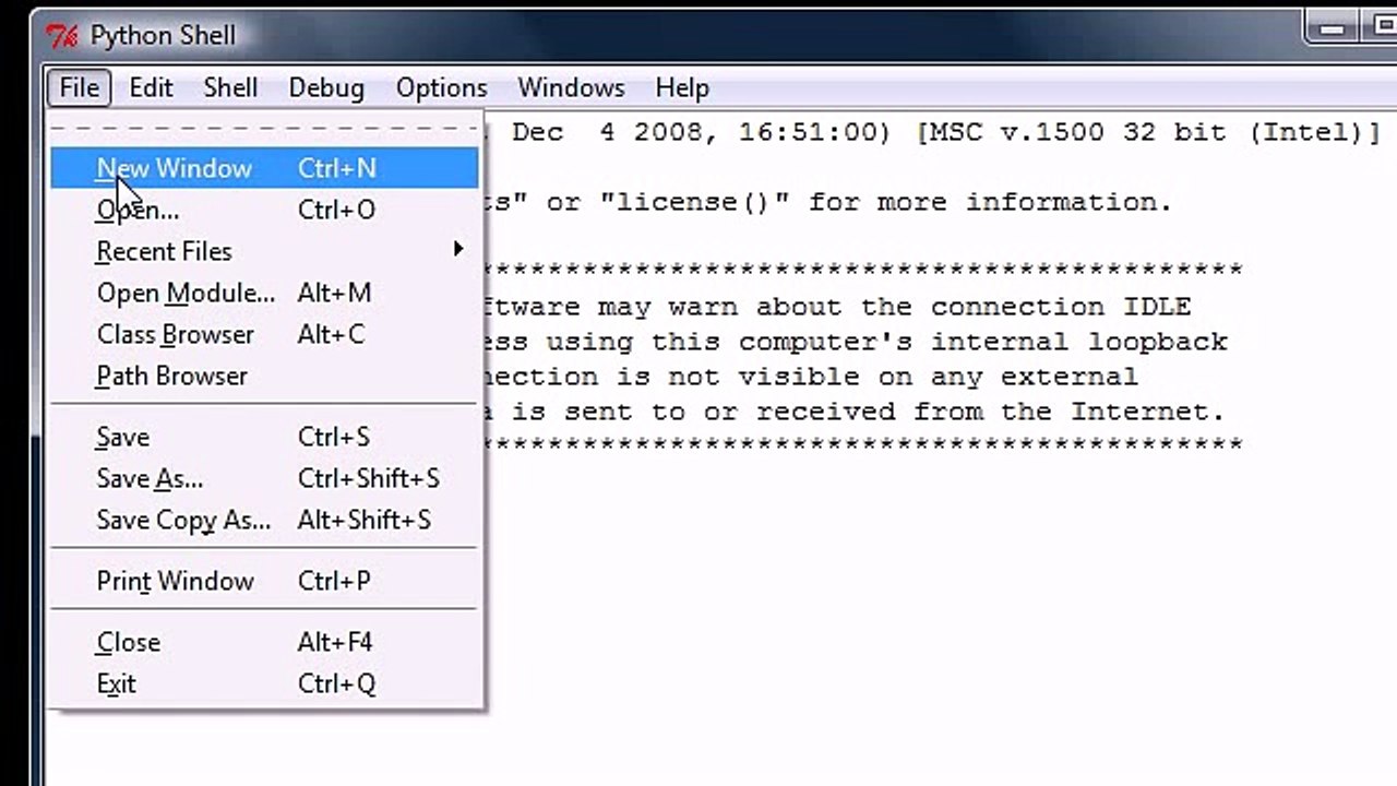 Python Programming Tutorial - 5 - How to Save Your Programs