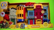 Imaginext Rescue City Center Playset Toy Unboxing! 2 Figures and Fire Truck Vehicle!