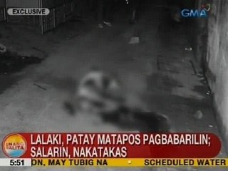 UB: Lalaki, patay matapos pagbabarilin sa Navotas