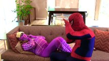 Pink Spider Girl Vs Joker Doctor - Zombie Brains - Funny Superhero Movie in Real Life