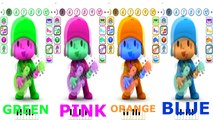 Learn Colors with Talking Pocoyo Colours for Kids Children Toddlers Baby Play Videos 2016