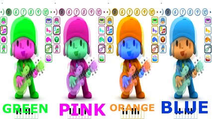 Learn Colors with Talking Pocoyo Colours for Kids Children Toddlers Baby Play Videos 2016