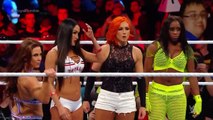 Alexa Bliss, Mickie James, Natalya vs Becky Lynch, Naomi, Nikki Bella Royal Rumble Kickoff Show 2017