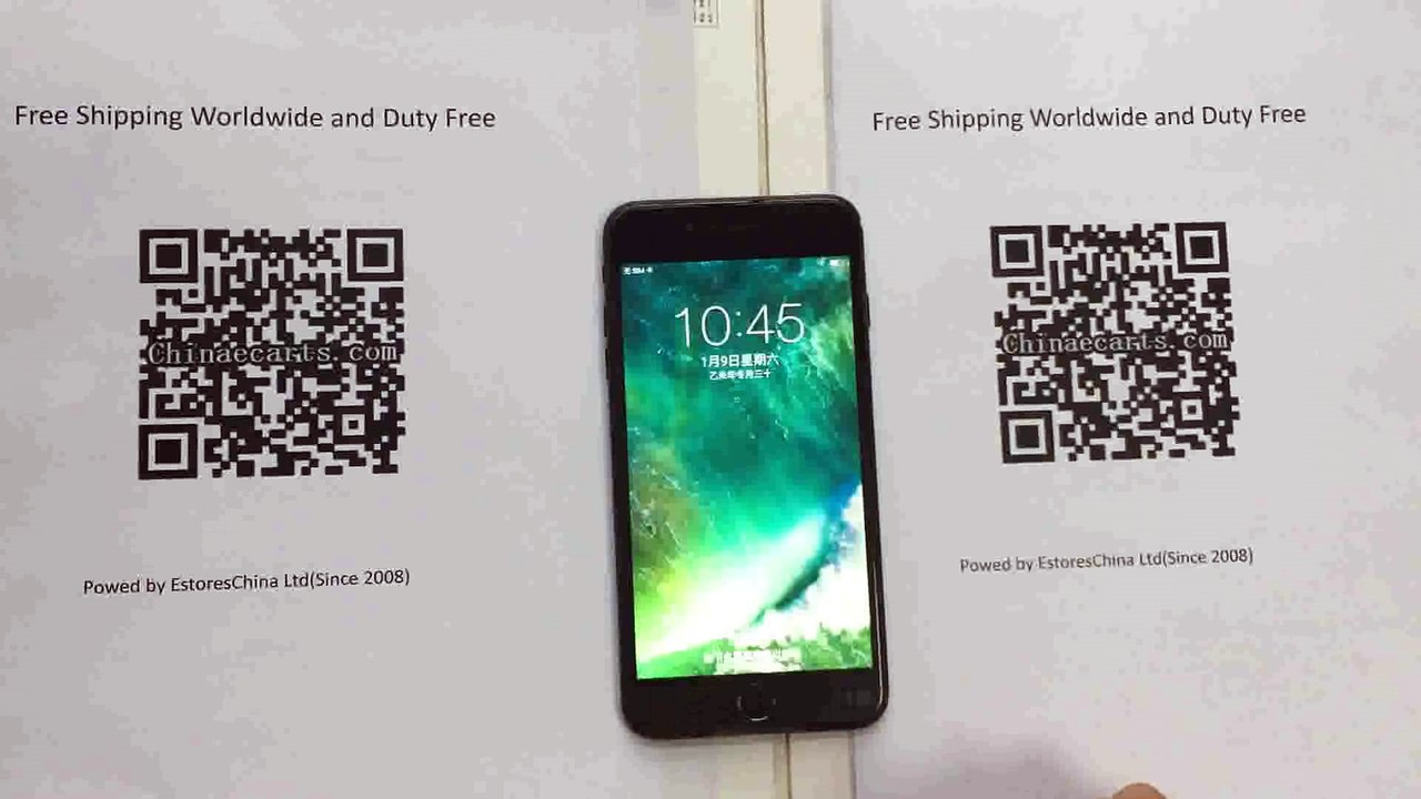 iPhone 7 Plus Clone touch id+iOS 10+ 3D touch Review