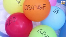 Five Giant Color Balloons - Learning Nursery Rhymes Color Balloons Finger Family Collection