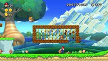 New Super Mario Bros, U Wii U Gameplay Walktrough Acorn Plains - 1 - Acorn Plains Way 3 Stars