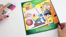 Minions Crayola Color Wonder Mess Free Markers Coloring Minions Playset Juguetes Minions Videos