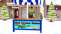 Finger Family Hulk Cartoons For Children | Hot Cross Buns London Bridge Is Falling Down Rhymes