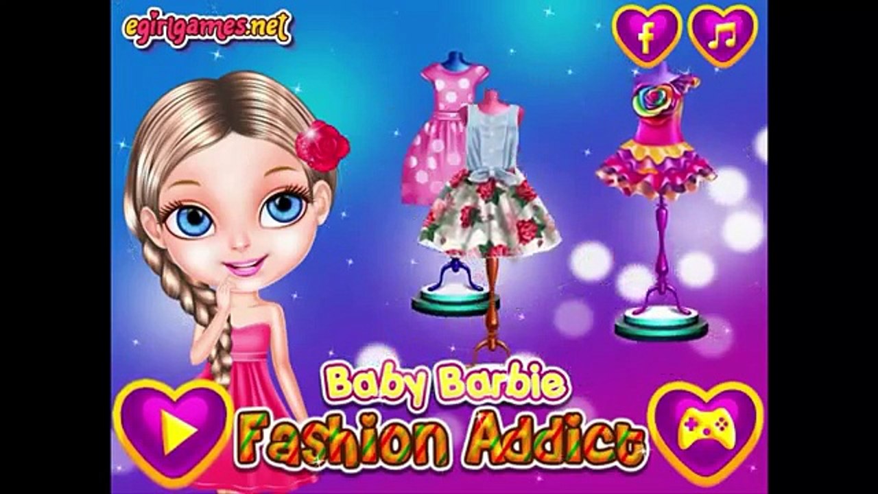Baby Barbie Fashion Addict Game Show Game Play new HD