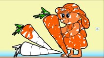 Моркови раскраски детей страница учим цвета морковного цвета