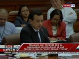 SONA: VP Binay, itinangging pinagkakitaan ang mga benepisyo para sa senior citizens ng Makati