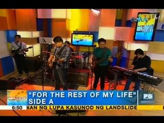 ‘New’ Side A serenades Unang Hirit barkada with ‘For the Rest of My Life’