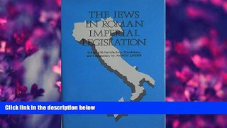 READ book Jews in Roman Imperial Legislation  Full Book