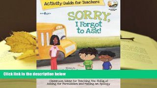 PDF  Sorry, I Forgot to Ask! Activity Guide for Teachers (Best Me I Can Be!) Trial Ebook