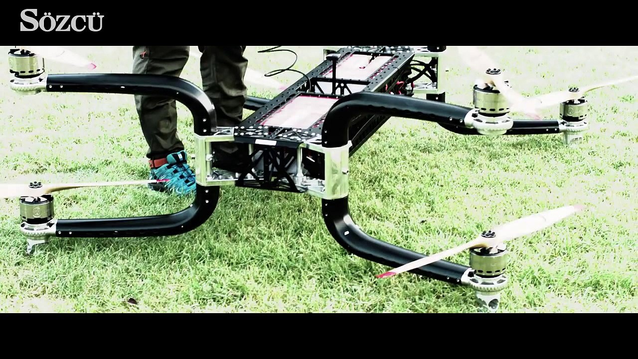 Bu drone 300 kilo yükü 45 dakika taşıyabiliyor