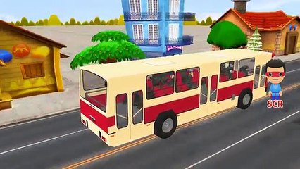 Dyno Lion Vs Tiger And King Kong Vs Godzilla Wheels on the bus | Children Cartoon Nursery Rhymes