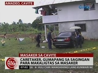 24Oras: Exclusive: Caretaker, gumapang sa sagingan para makaligtas sa masaker