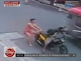 24Oras: Exclusive: Pagnanakaw ng motorsiklo, na-huli cam