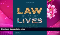 FREE [PDF] DOWNLOAD Law in Our Lives: An Introduction David O. Friedrichs Full Book