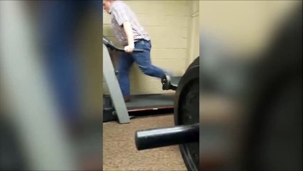 courir sur un tapis de course Fail