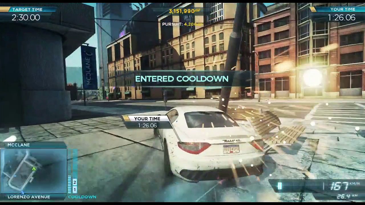 NFS Most Wanted 2012:Gameplay | Maserati GT MC Stradale all races (PC HD)