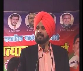 Navjot Singh Sidhu Campaign For BJP & Narendra Modi  In His Own Style