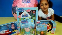 Гигантское яйцо сюрприз свинка Пеппа | свинка Пеппа видео | детские игрушки Обзор
