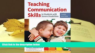 Download [PDF]  Teaching Communication Skills to Students with Severe Disabilities, Third Edition
