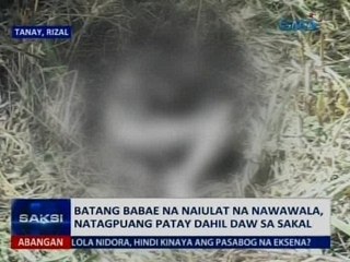 Saksi: Batang babae na naiulat na nawawala, natagpuang patay dahil daw sa sakal