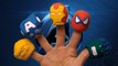 Finger Family Hulk vs Spiderman vs Ironman Marvel Play-doh Avengers Nursery Rhymes for Children