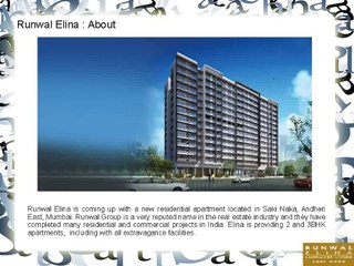 Buy Residential Flats - Runwal Elina Mumbai