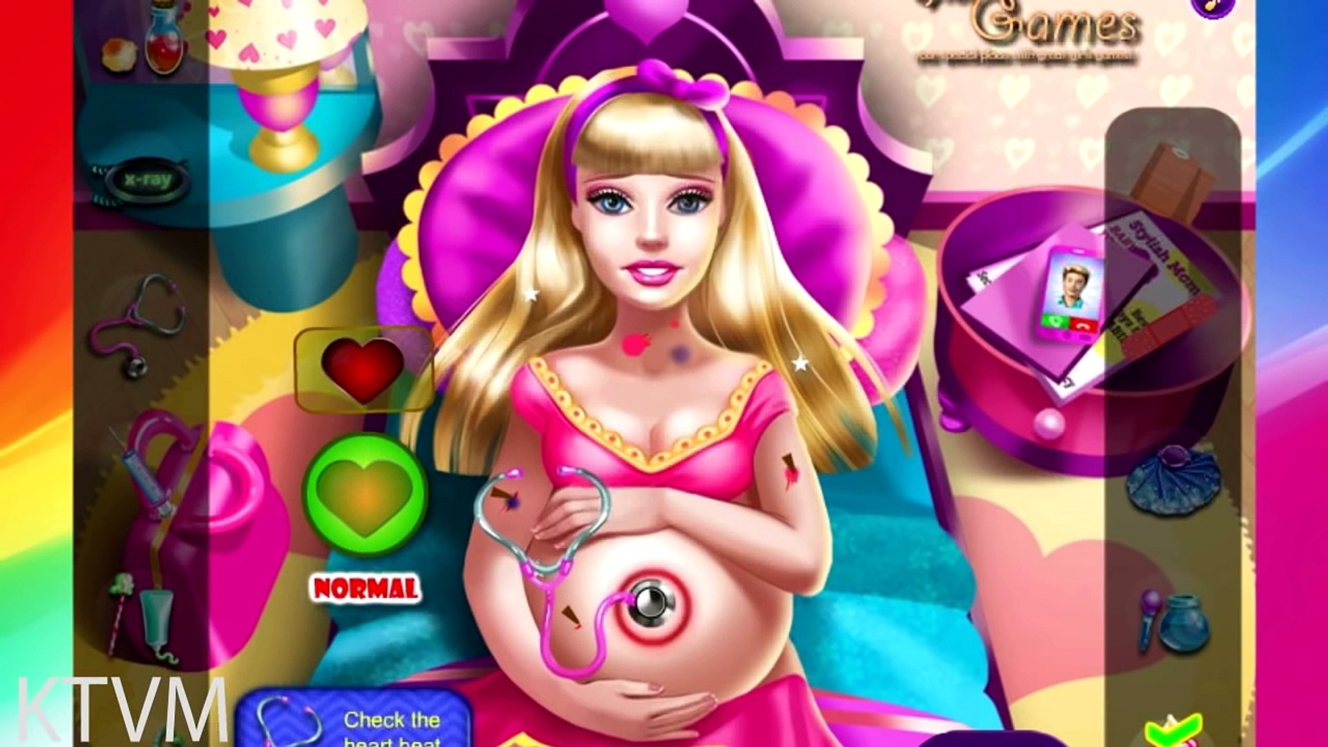 Беременные Девушки Барби-Игры Детские Игры