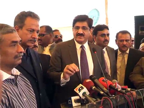 (...SOT-7...) Chief Minister #Sindh SYED MURAD ALI SHAH Inauguration of Golimar Underpass.... 31st Jan 2017 Tuesday