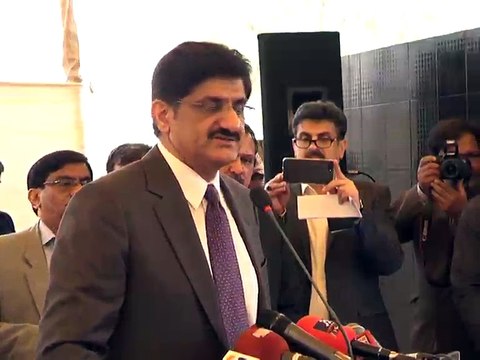 (...SOT-8...) Chief Minister #Sindh SYED MURAD ALI SHAH Inauguration of Golimar Underpass.... 31st Jan 2017 Tuesday