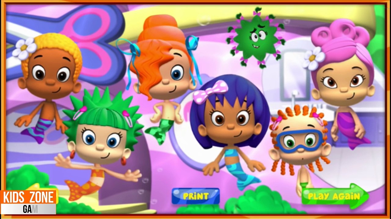 Пузырь гуппи хорошие волосы день | бесплатные игры для детей | Ник игры