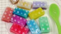 Lego block Milk Gummy Pudding Learn Colors Slime Toy Surprise Eggs YouTube
