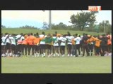 Football/CAN 2013: Dernières séances d'entrainement des éléphants avant le match contre le Togo