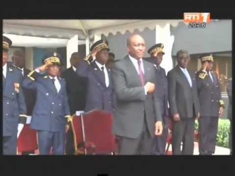 Cérémonie de présentation des voeux au ministre de l'interieur et de la sécurité Hamed Bakayoko