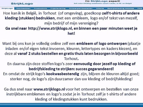 Zelf kleding bedrukken Torhout