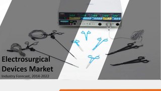 Electrosurgical Devices Market Expected to Reach $3,894 Million Globally, by 2022