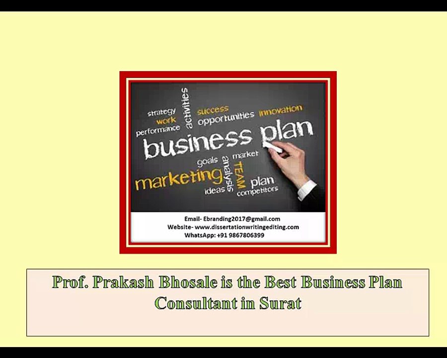Prof. Prakash Bhosale is the Best Business Plan Consultant in Surat