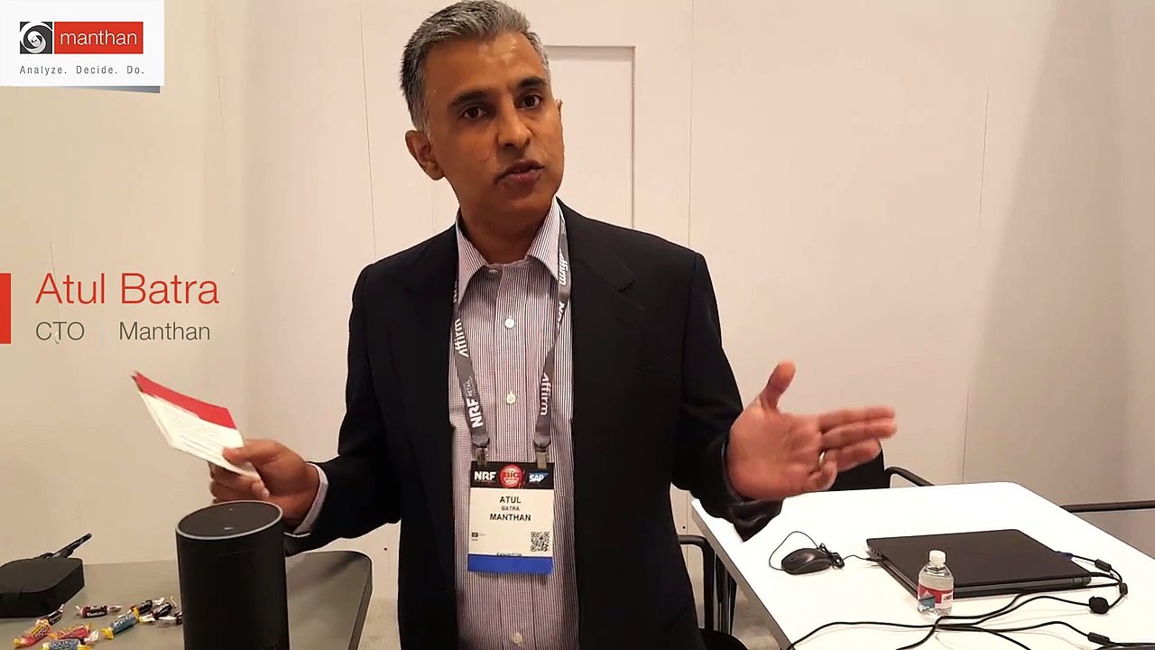 Artificial Intelligence - MAYA in action -Ddemo by Atul Batra, CTO, Manthan