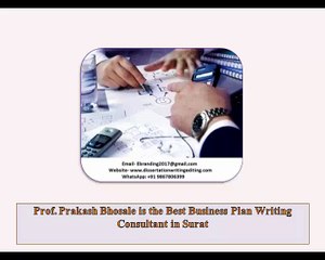 Prof. Prakash Bhosale is the Best Business Plan Writing Consultant in Surat