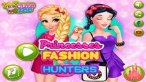 Rapunzel and Snow White Disney Princesses Fashion Hunters Makeup and Dress Up Game