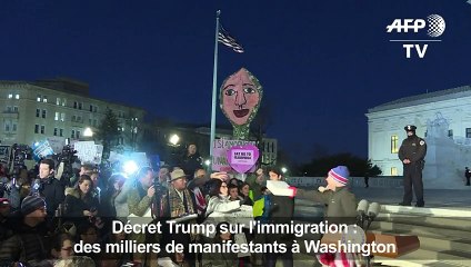 USA/musulmans: manifestation contre la décision de Trump